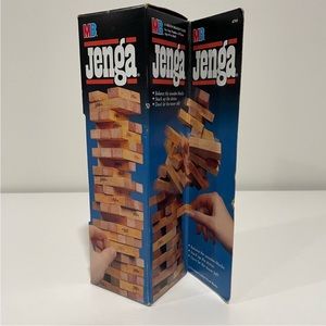 Vintage, original Jenga game from 1986, in original box 54 Wood Blocks
